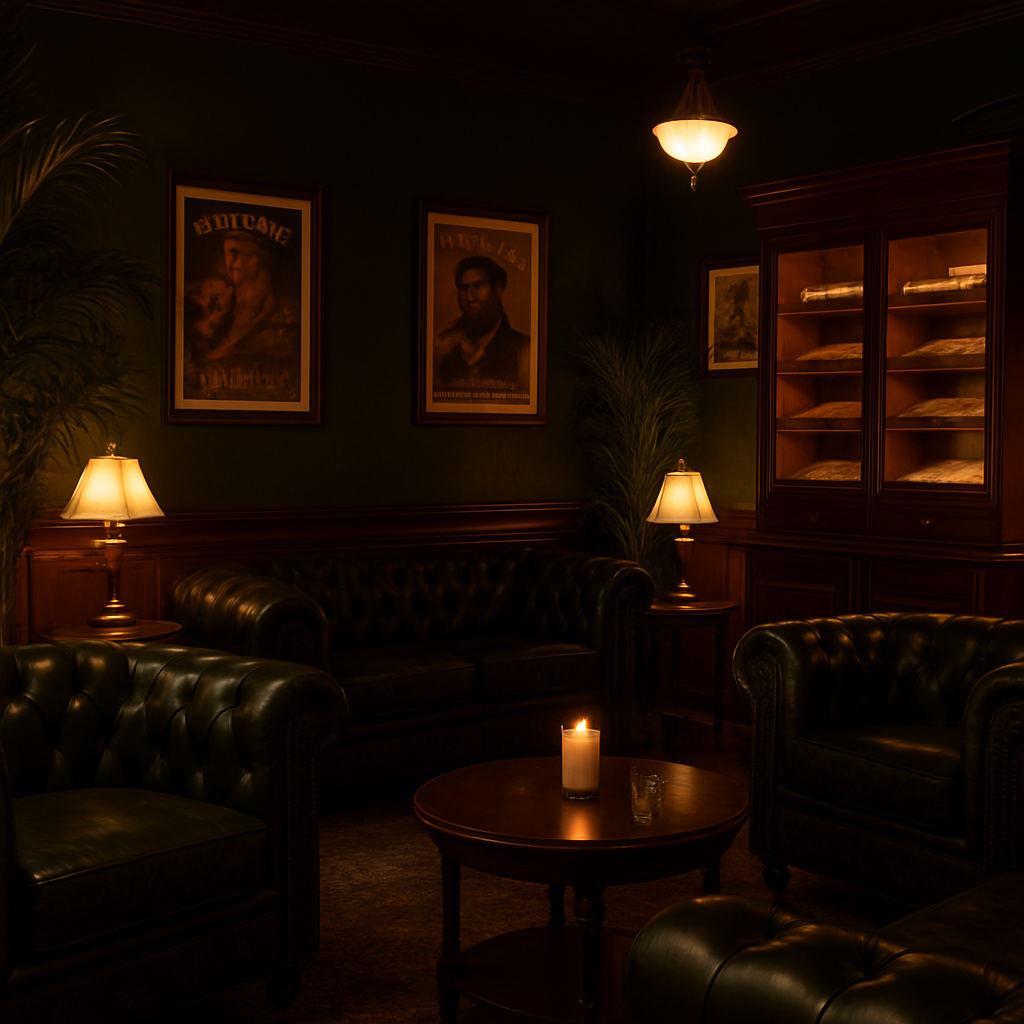 The Veranda Cigar Lounge interior